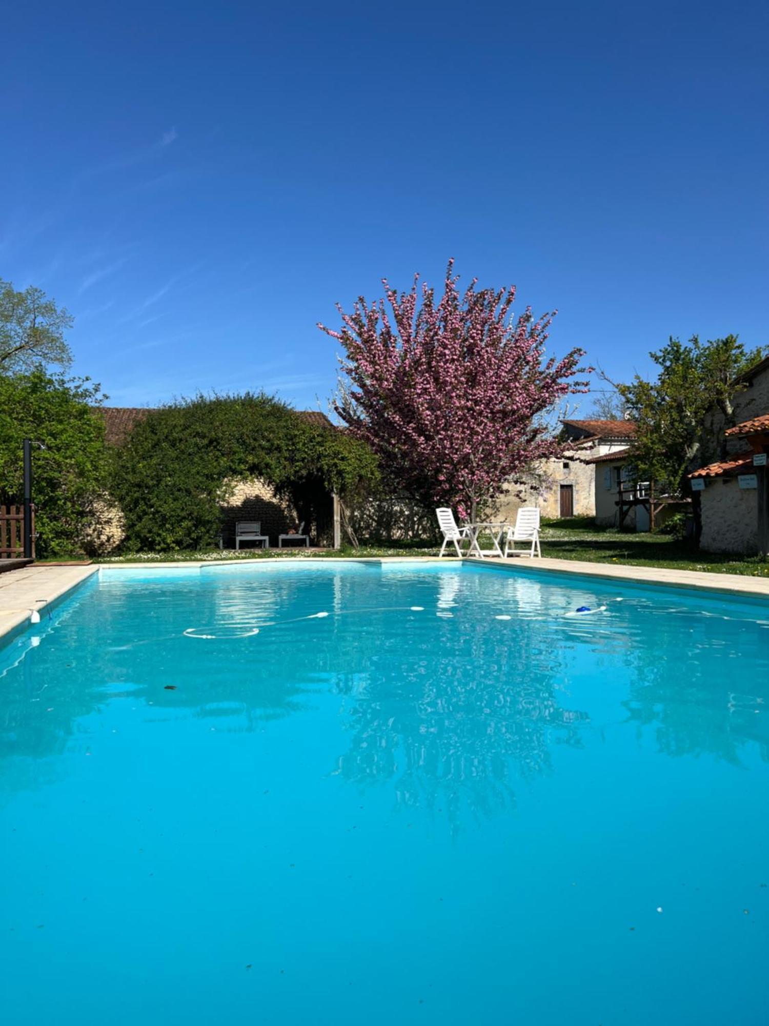 Entire Apartment With Swimming Pool Near Aubeterre Saint-Romain  Exteriér fotografie